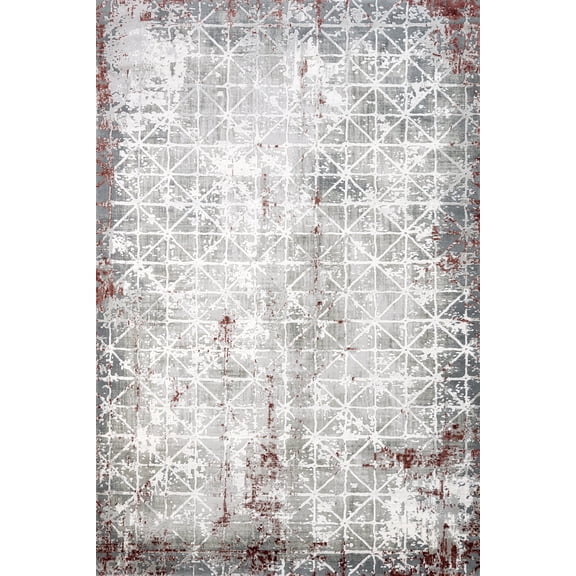 Burgundy Geometric Area Rugs for Living Room Washable Rugs Boho Moroccan Area Rug Soft Neutral Geometric Bohemian Carpet Distressed Indoor Rug for Bedroom Dining Room Office Foldable Nonslip Rug