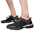 thumbnail image 3 of NOKIO Men Summer Mesh Sneakers Breathable Hiking Shoes Comfortable Walking Shoes Outdoor Travel Shoes Fashion Casual Sports Shoes Quick-Drying Bar𝖾𝖿oot Footwear for Beac𝗁 Wading, 3 of 6