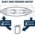 thumbnail image 7 of Sea Eagle SE370 Inflatable Kayak 1-3 Person-Portable Stowable & Lightweight-with Seat(s), Paddle(s), Foot Pump and Bag, 7 of 7
