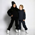 thumbnail image 2 of Yacht & Smith 3 Pack of Boys Jogger Bulk Sweatpants, Black Navy Gray, Comfy Lounge Joggers for Kids, 2 of 4