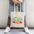 thumbnail image 2 of Stylish Canvas Tote Bag with Serene Desert Landscape Design - Perfect for Shopping Travel and Parties - Reusable & Multifunctional, 2 of 4