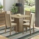 thumbnail image 2 of Comedor Mesa Tapa Madera con 4 Sillas Madesa Alana Marrón/Crema/Beige, 2 of 8