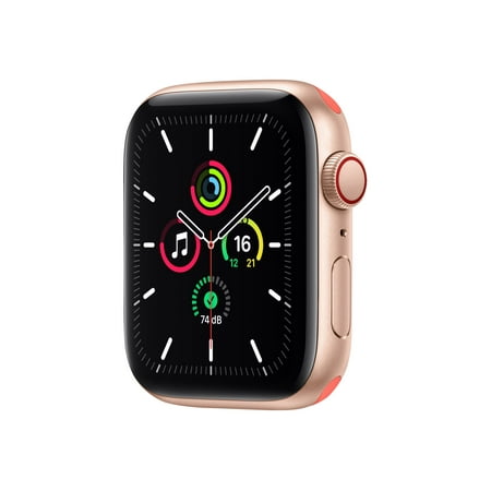 Apple Watch SE (GPS + Cellular) - 44 mm - gold aluminum - smart watch - 32 GB - Wi-Fi, Bluetooth - 4G - 1.28 oz - demo