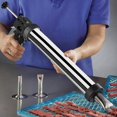 thumbnail image 2 of TidBay Stainless Steel Sausage Maker Kit Professional Beef Jerky Shooter for Ground Meat Large Capacity Jerky Maker with Meat Pusher Brushes Sausage Machine Set for Homemade Snacks, 2 of 7