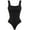 Black, variant on MANIFIQUE Shapewear Bodysuits for Women Seamless Tummy Control Compression Low Back Thong Bodysuit