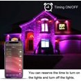 thumbnail image 5 of RGB LED Floodlights Outdoor 15W Smart Light, Color Changing Floodlight Bluetooth Control, 5 of 5