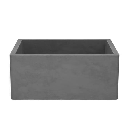 Native Trails Nsk2418 Nativestone 24 Farmhouse Single Basin Concrete Kitchen Sink - Slate