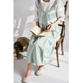thumbnail image 2 of Vintage Style Cross Back Apron for Women, Pinafore Dress Design with Two Pockets, Cotton/Linen Blend for Gardening, Cooking, Baking, Crafting, and Flower Arrangement, 2 of 5