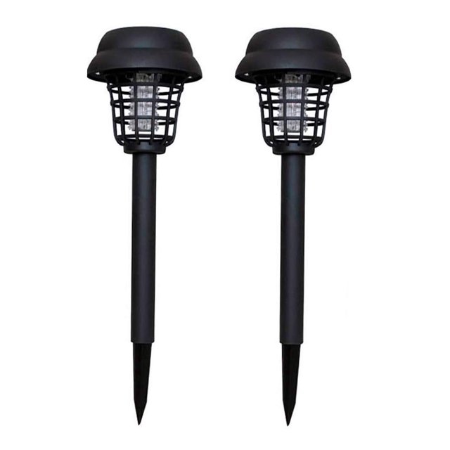 Luz LED repelente de mosquitos Paquete de energía solar de 2 brillar Electrónica
