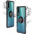 thumbnail image 4 of Silicone Antichoc TPU+PC, Protection Transparente, Anneau Métallique Rotatif à 360° pour Huawei P30, 4 of 7