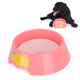 thumbnail image 5 of Mascotas Perros Gatos PP Bandeja Flotante de Seguridad Agua Potable Tazón Pot No Boca Húmeda Suministro Rosa, 5 of 8