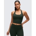 thumbnail image 2 of CRZ YOGA Butterluxe Halter Padded Longline Sports Bras For Women Open Back Crop Tops Workout Gym, 2 of 5