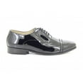 thumbnail image 2 of Montecatini Mens Folded Cap Oxford Tie Leather Shoes, 2 of 3