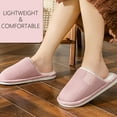 thumbnail image 6 of Lovskoo 2024 Women's And Men's Slippers Winter Warm Padded Warm Shoes Winter Warm Couple Home Soft Bottom Non-Slip Indoor Floor Mute Cotton Slippers Pink, 6 of 6