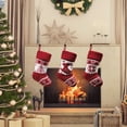 thumbnail image 4 of Clearance Under $1.89 Large Christmas Stocking Set for Holiday Gift Filling and Fireplace Decoration, 4 of 4