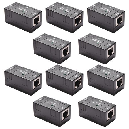 10PCS Passive RJ-45 POE Injector Splitter Over Ethernet Adapter For LAN Network TAPDRA Spare Part