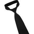 thumbnail image 3 of Jinsinto Men's Ties Solid Pure Color Plain Formal Black Ties For Men, 3 of 5