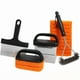 thumbnail image 1 of Set de limpieza teppanyaki de 19 piezas, set de cocina para teppanyaki, set de limpieza de parrilla, para cocina, fácil de limpiar, metal resistente, diseño 2 niveles, portátil, para hogar,, 1 of 7