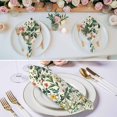 thumbnail image 3 of Botanical Print Cloth Napkins, Vintage Plants Herbs Fruit Flower Washable and Reusable Dinner Napkins Set of 4, Table Napkin for Kitchen Party Birthday Wedding Hotel Housewarming 20"x20", 3 of 9