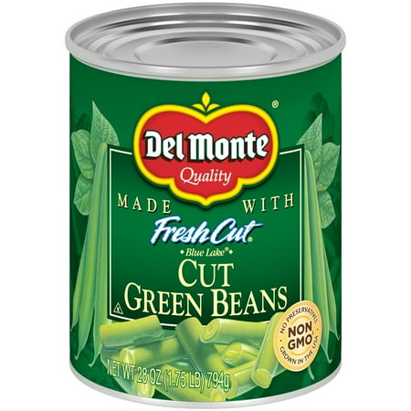 UPC 024000018308 product image for Del Monte Cut Green Beans  Canned Vegetables  28 oz Can | upcitemdb.com