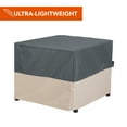 thumbnail image 3 of Modern Leisure Renaissance Ultralite Square Fire Pit Table Cover, 42"L x 42"W x 22"H, Gray, 3 of 17
