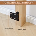 thumbnail image 5 of YOCWO Headboard for Queen Size Bed with Charging Station, Fluted Grooved Panel Head Board with Rounded Corners, Oak, Headboard Only(Bed Frame Not Included), 5 of 10