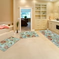 thumbnail image 3 of Aonewoe Floral Kitchen Rugs Sets 3 Piece with Runner, Non Slip Washable Kitchen Mat for Floor, Boho Kitchen Rugs and Mats, Carpet Runners for Hallways Kitchen Sink Laundry, 3 of 8