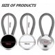 thumbnail image 2 of 12pcs Metal Collar Button Extender, Collar Extender And Trouser Button Set, 2 of 5