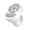 white, variant on HLONK T06 Wireless Remote Control Ergonomic Ring Universal Smart TV Remote Control Rechargeable Portable Wireless TV Remote Ring