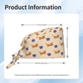 thumbnail image 6 of Kdxio Dachshund Pattern Turban Hat for Women Men Comfortable Adjustable Cleaning Working Cap with Sweatband, 6 of 8