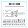 thumbnail image 6 of Machine Tool Spindle BT40/BT50, Clamp Pull Claw 4 Petal For Cnc Spindle With 45 Degree Outer Screw, 6 of 6