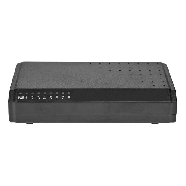 8 puertos 6+2 PoE Switch Injector Power Over Ethernet sin adaptador de corriente