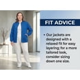 thumbnail image 6 of Turtle Bay New York Womens Snap up Jacket - Soft, Fleecy Lining for Three-Season Comfort, 6 of 9