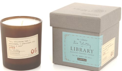 Leo Tolstoy Paddywax Library Candle 6.5 Oz 