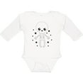thumbnail image 3 of Inktastic Happy Halloween Spooky Skeleton and Stars Boys or Girls Long Sleeve Baby Bodysuit, 3 of 5
