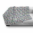 thumbnail image 3 of Lab Soft Flannel Fleece Throw Blanket, Chemicals Pills Bacteria Cell and Plant Pharmaceutical and Botanical Research, Cozy Plush for Indoor and Outdoor Use, 50" x 60", Multicolor, by Ambesonne, 3 of 6