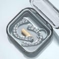 thumbnail image 4 of Retainer Case Mouth Guard Case, Denture Case with Partition Plate, Portable Retainer Holder Storage Container, 4 of 4