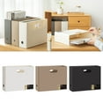 thumbnail image 2 of A 4 File Storage Box Document Organizer Box Large Capacity File Box for Office, 2 of 11