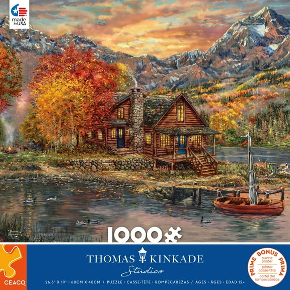 Ceaco 1000 Piece A Perfect Fall Day Interlocking Jigsaw Puzzle