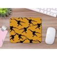thumbnail image 2 of Basketball Game Leather Texture Spot Sport Red Black Gaming Mouse Mat Non-Slip Rubber Base Thick Mousepad for Laptop Computer PC 9.5x7.9 Inch, 2 of 3