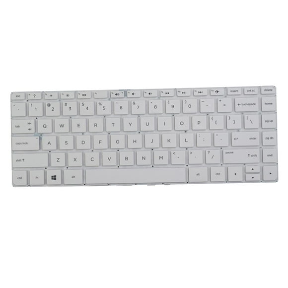 Tachiuwa Mini White Keyboard, Ultrathin Ergonomics Laptop Repair Keypad, Desktop Computer