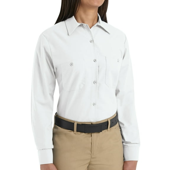 Red Kap Women's Long Sleeve Industrial Work Shirt