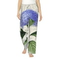 thumbnail image 2 of Picia Vintage Flower Womens Soft Woven Cotton Elastic Waistband Sleep Pajama Pant Lounge Sleep Pant With Pockets And Drawstring-Large, 2 of 9