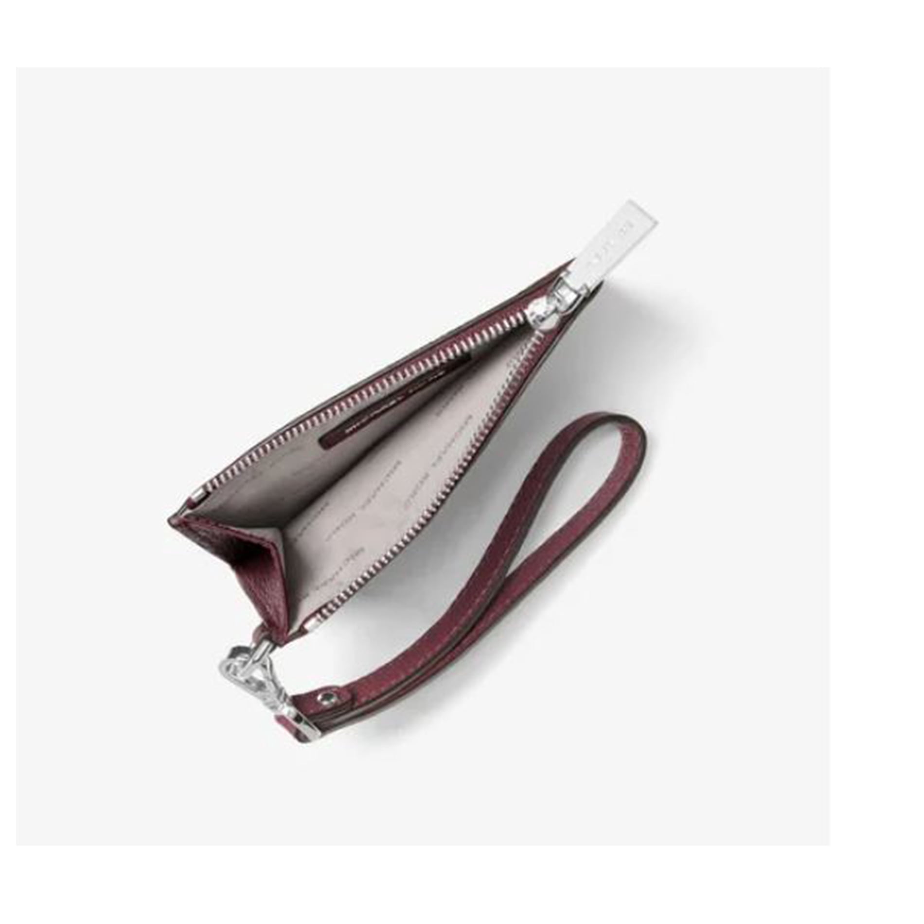 Michael Kors Mercer Small Coin Purse One Size (Merlot) 32T7SM9P0L-580
