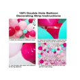 thumbnail image 3 of Globos de fiesta sorpresa 88 piezas Afortunado rosa roja azul blanco lunares confeti guirnalda arco Sencillez, 3 of 5