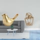 thumbnail image 2 of Figura de pájaros,Figura de pájaro dorado,decoración del hogar,estatua de animal,Estatuas decorativas de pájaros pequeños como accesorios de exhibición,Estatua abstracta,Estatua abstracta, 2 of 8