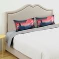 thumbnail image 5 of Dailycode Satin Pillow Case King Silk Pillow Cover for Hair and Skin Envelope Closure Sun Tower Cherry Mountains 20"x40", 5 of 9