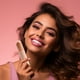 thumbnail image 4 of Set de brochas de maquillaje de viaje: brochas cosméticas multifuncionales 4 en 1 portátiles para rostro, ojos y mejillas; aplicador universal, 4 of 6