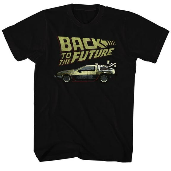Back To The Future Btf Black Adult T-Shirt 2Xlt