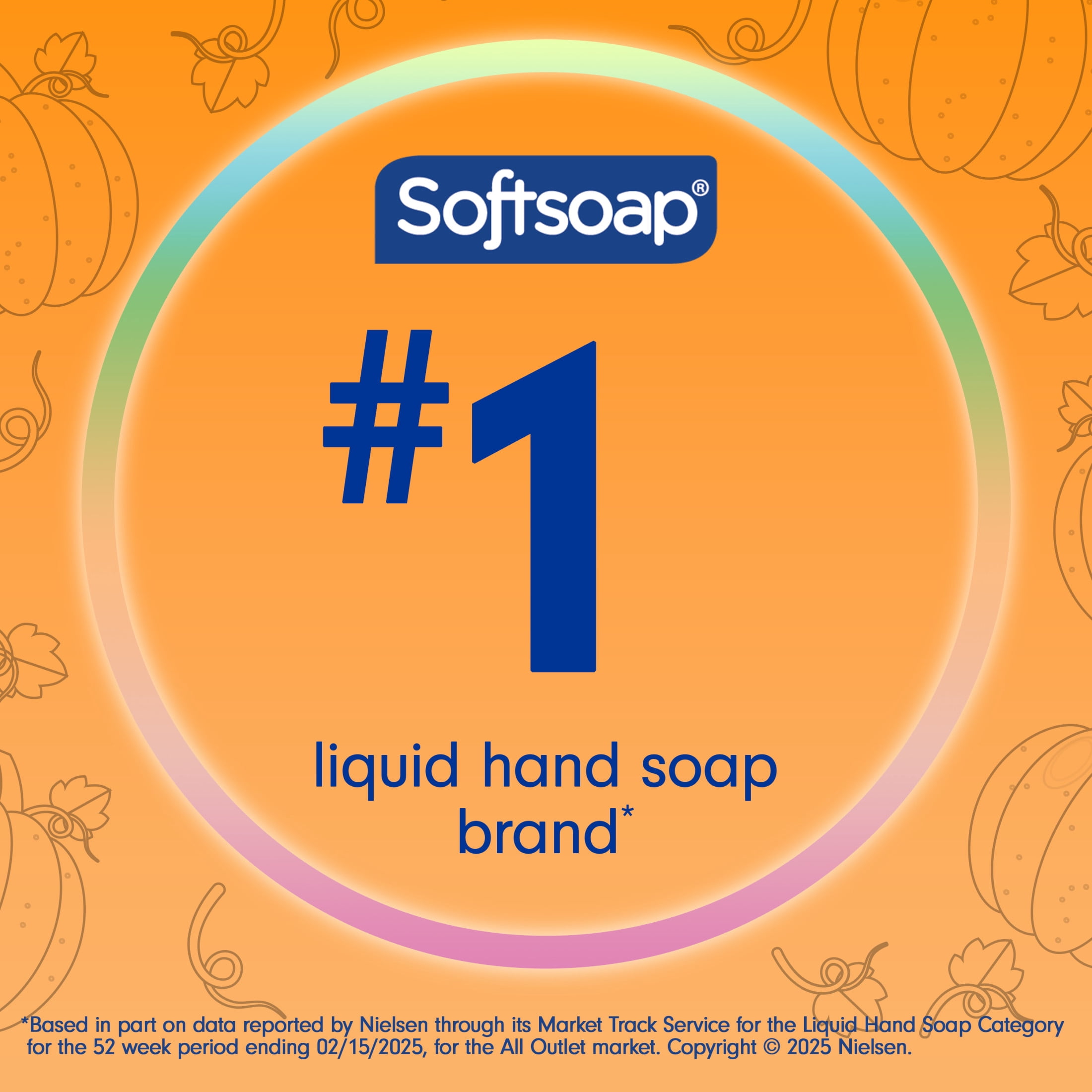 Softsoap Limited Edition Liquid Hand Soap, Kitchen or Bathroom Hand Soap, Pumpkin Scent, 50 fl oz Bottle